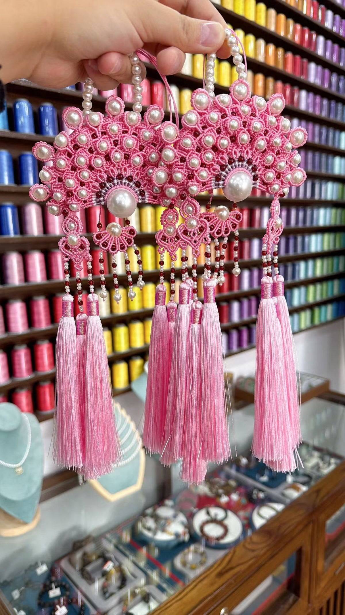 New Year Luck High-End Braided Pendant Wax Cord Craft Latest Style