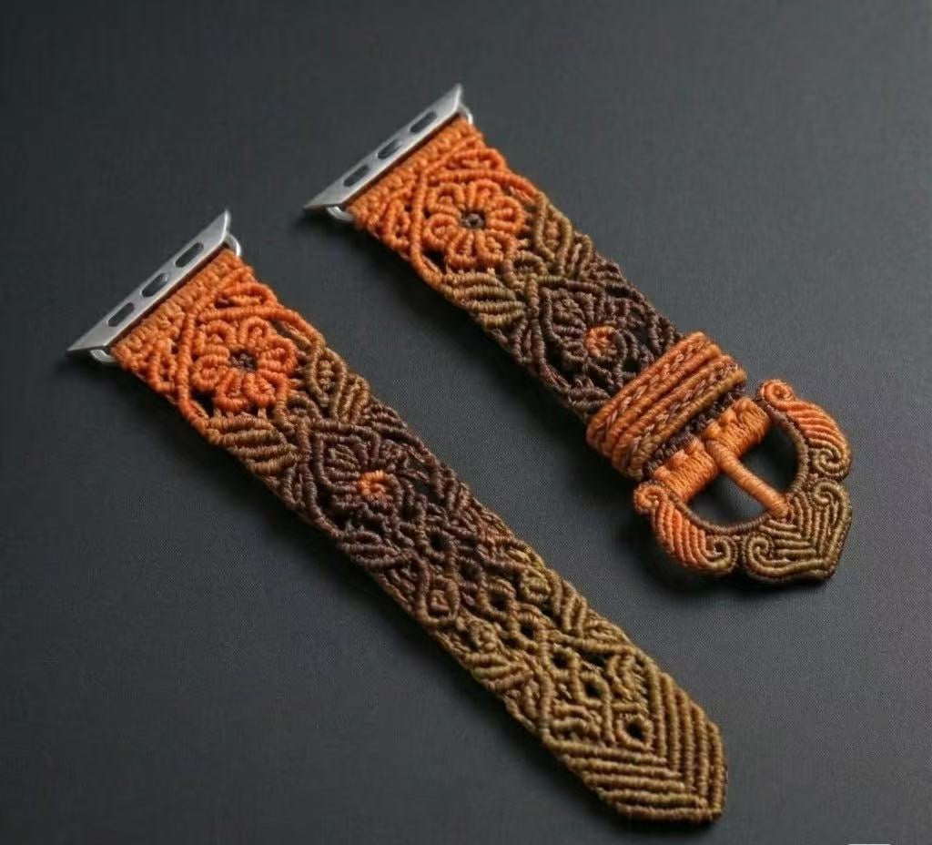 High-end Hand-woven Good Luck Watch Strap Wax Cord Craft