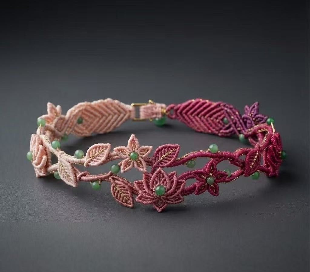 newest High-End Braided Hand Rope Wax Cord Craft beautiful style