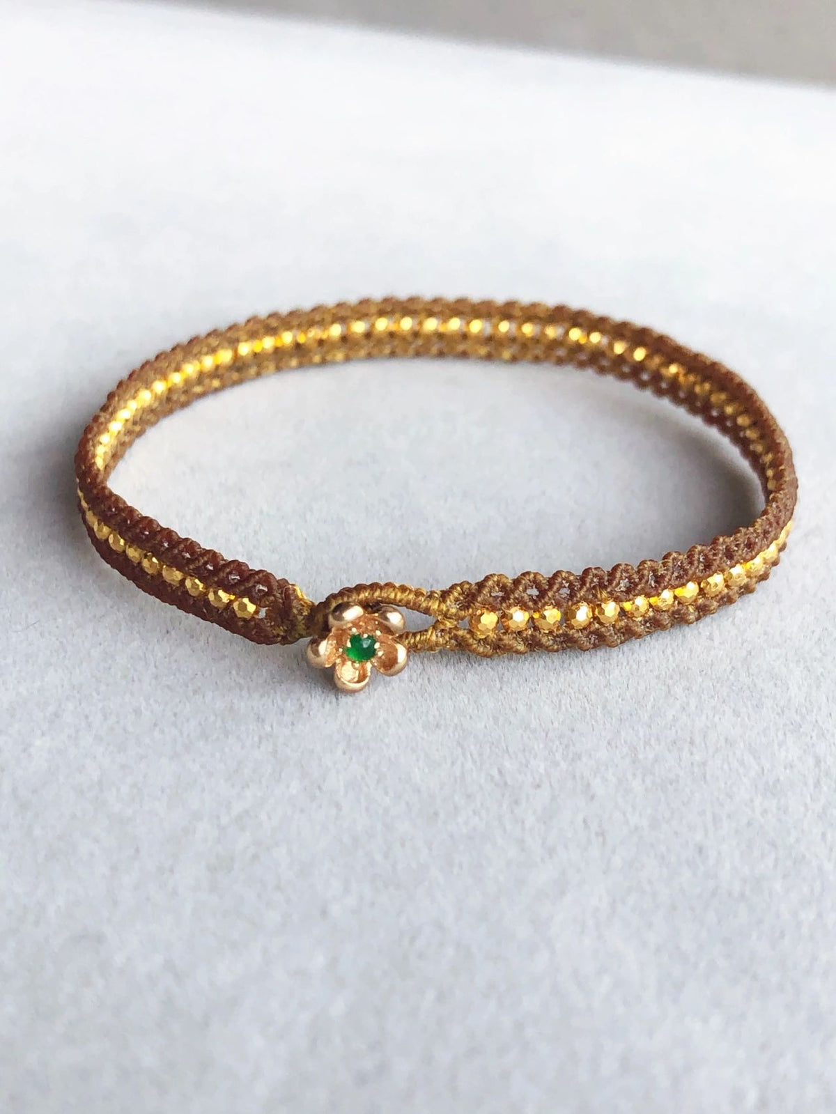 Charm Bracelet Handwoven Bracelet Luck Cord Knotting Craft