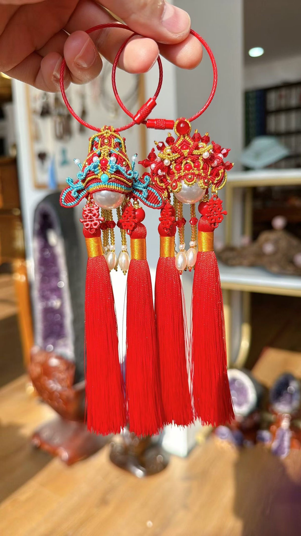 New Year Luck High-End Braided Pendant Wax Cord Craft Latest Style