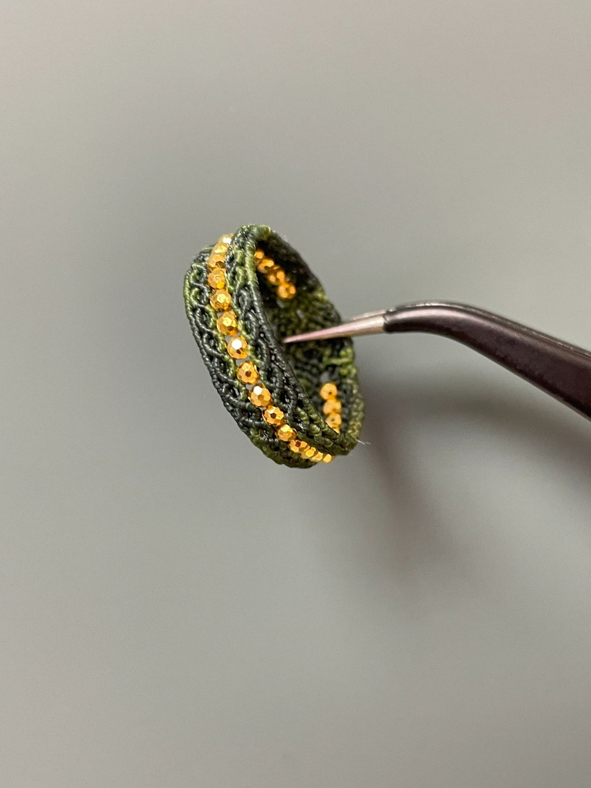Handwoven Ring Luck Cord Knotting Craft
