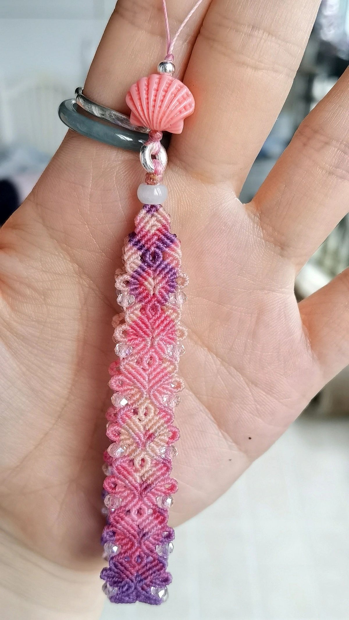 Good Luck Pendant Handmade Braided Ornament Ropecraft Cellphone Lanyard