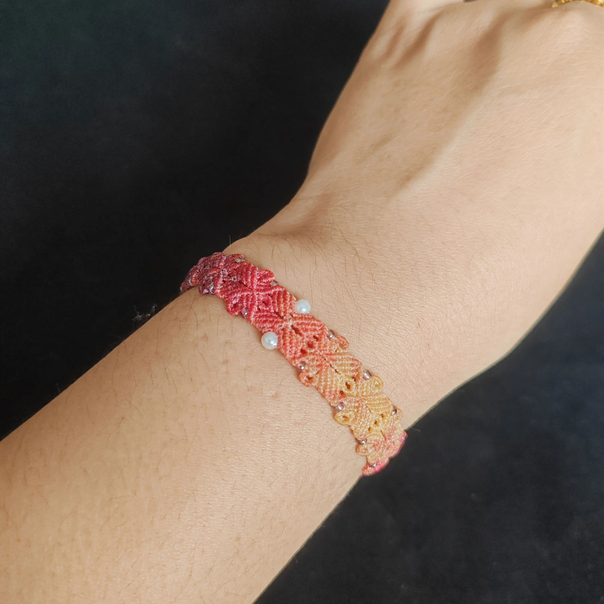 Beaded Zodiac Five Elements Handmade Braided Bracelet Craft lucky