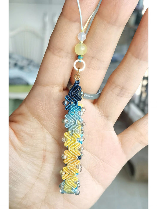 Cellphone Lanyard Pendant Handwoven Braided Ornament Ropecraft