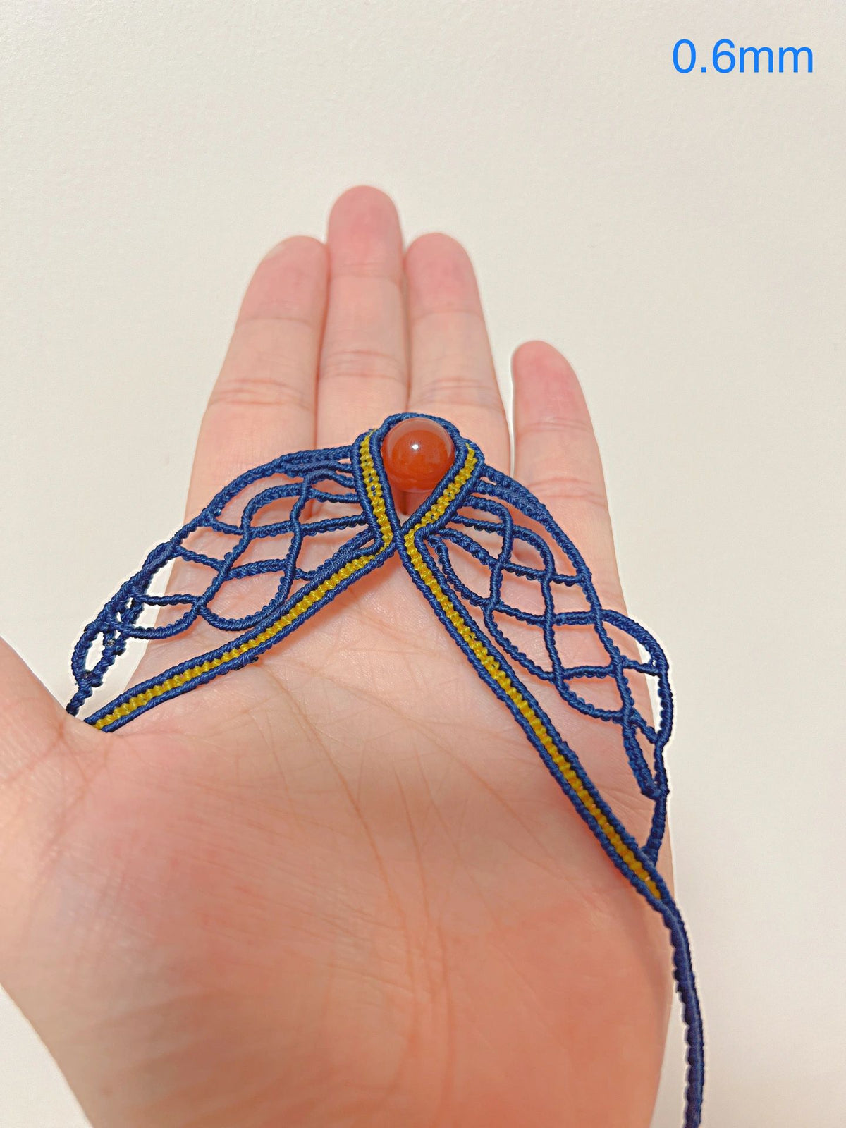 Goddess of Fortune Necklace Fully Handmade Braiding Craft