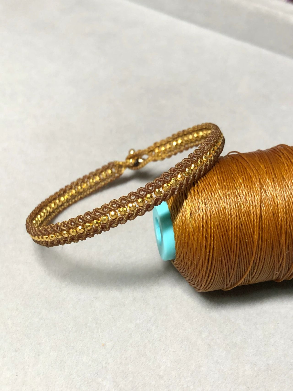 Charm Bracelet Handwoven Bracelet Luck Cord Knotting Craft